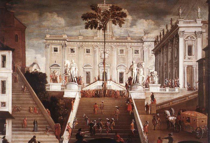TASSI, Agostino Competition on the Capitoline Hill oil painting image